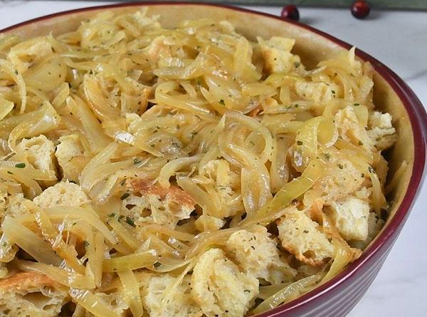 French Onion Soup Stuffing - Step 4